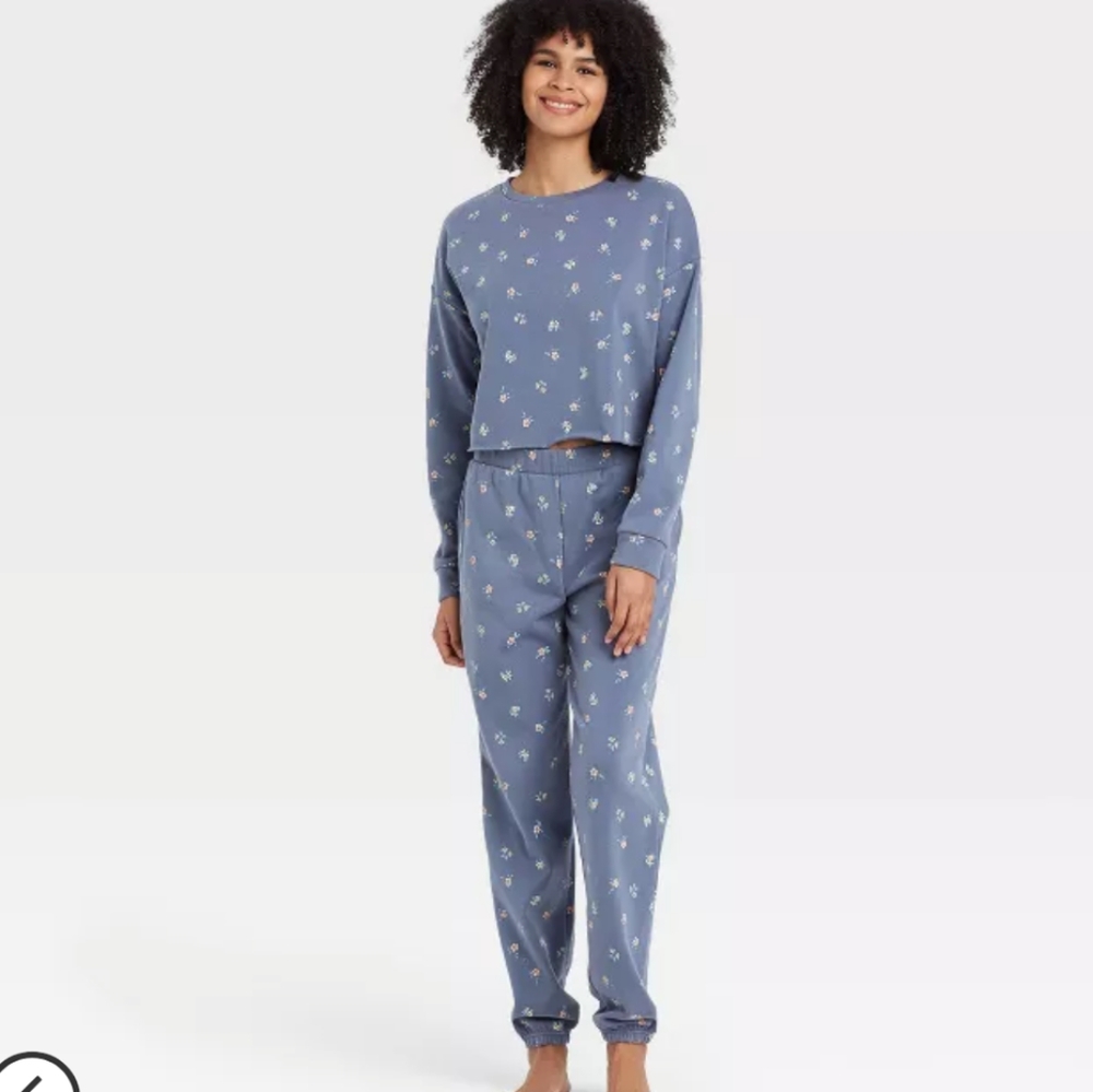 Target Colsie Floral Print Fleece Lounge Set NWT